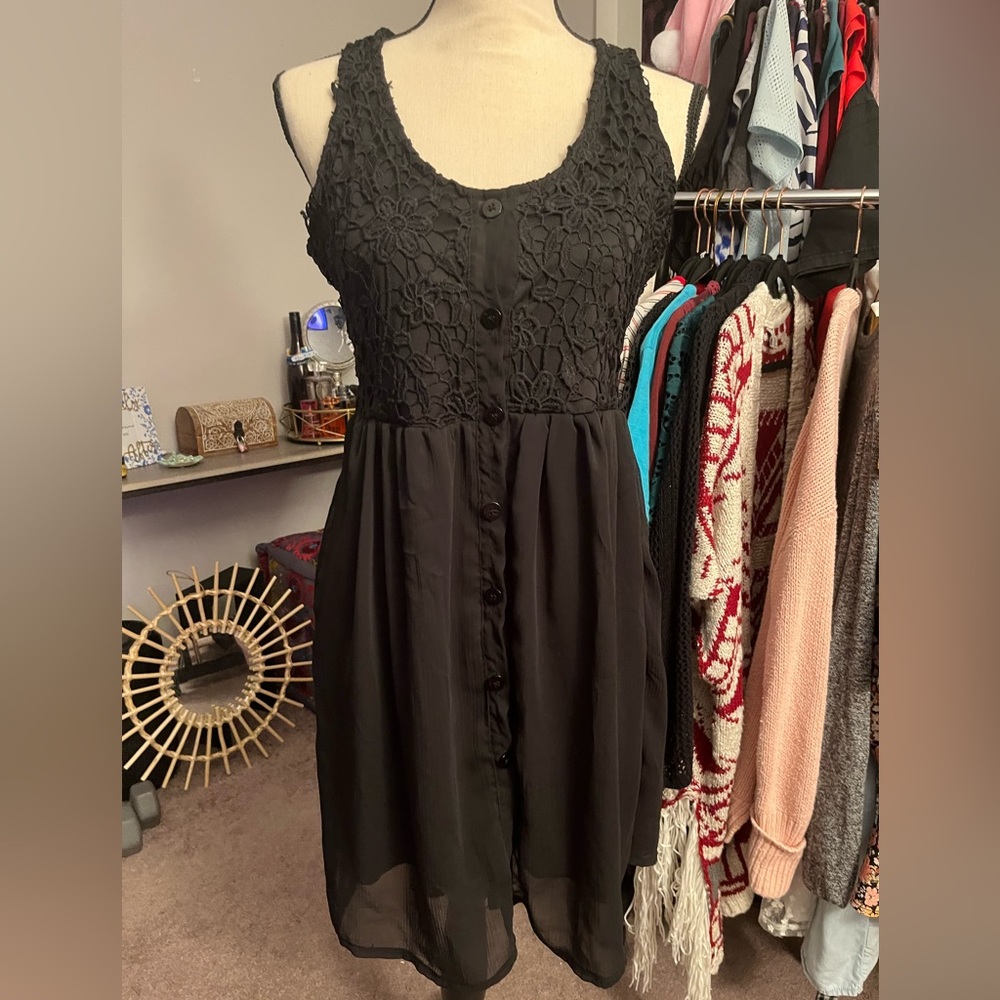black dress
